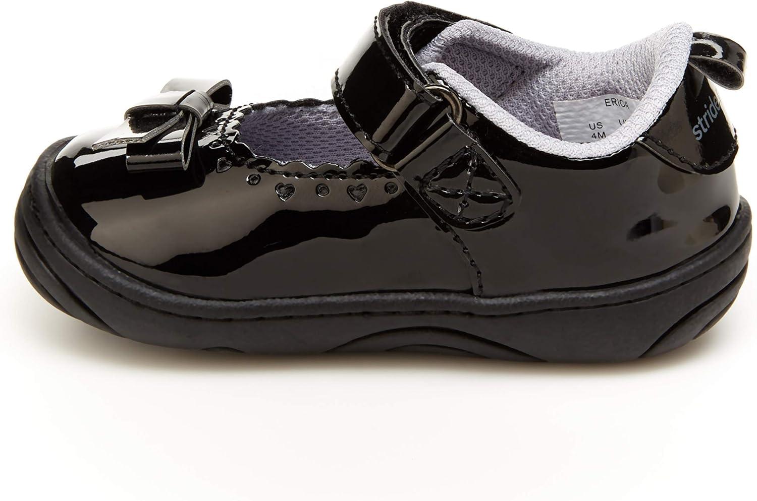 imageStride Rite Girls Erica Mary Jane FlatBlack Patent