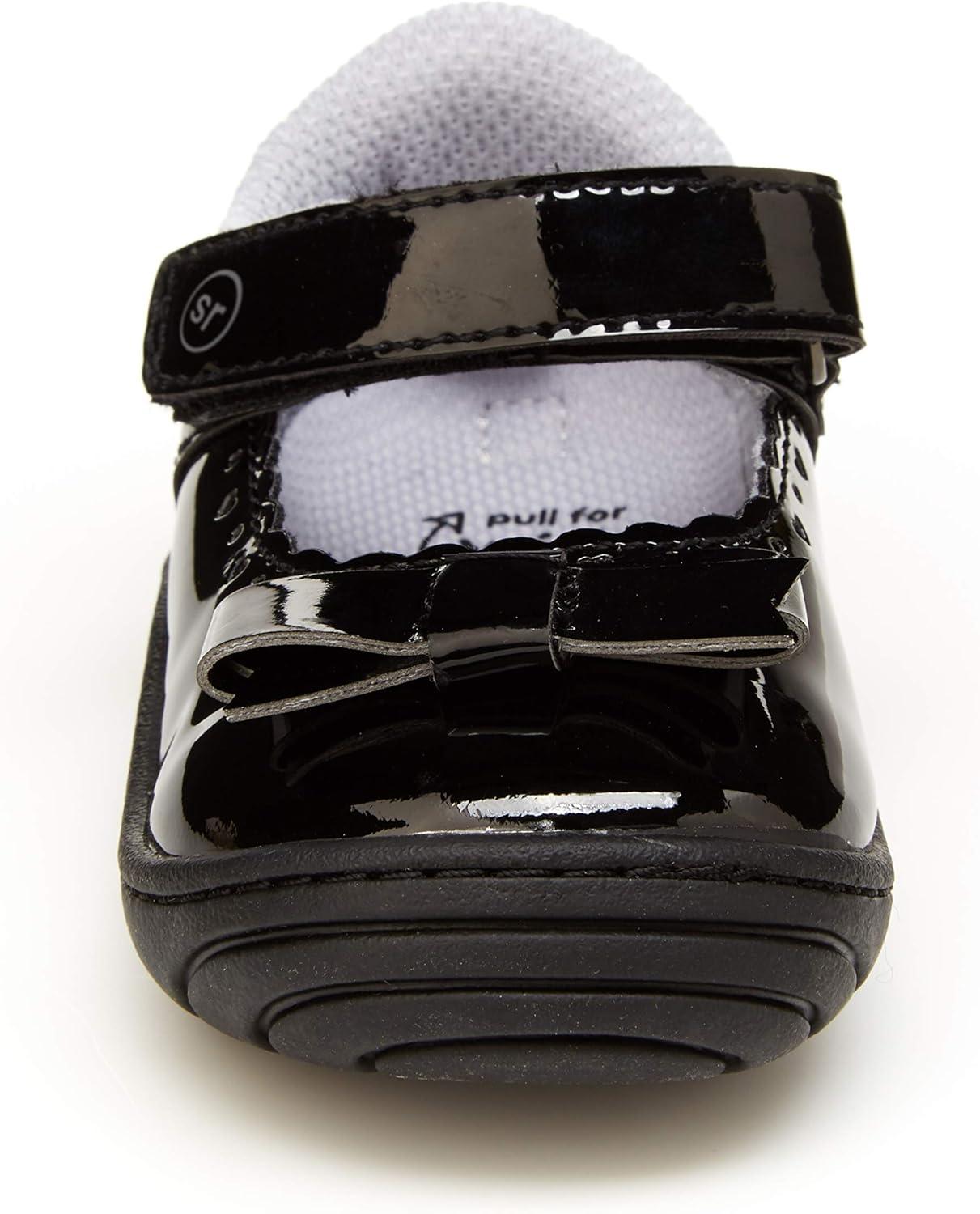 imageStride Rite Girls Erica Mary Jane FlatBlack Patent