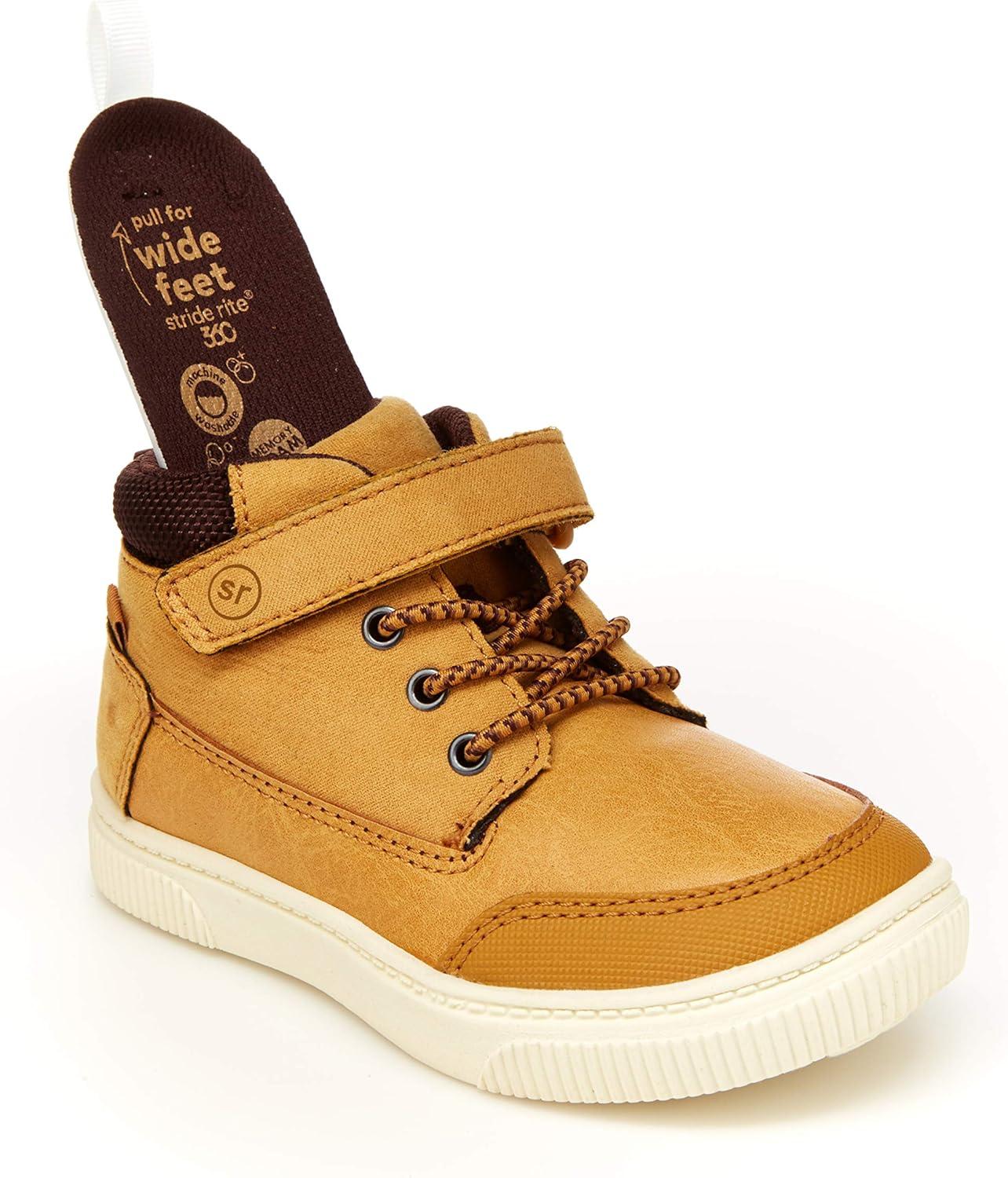 imageStride Rite UnisexChild Booker HighTop SneakerWheat